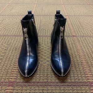 Ninety Union - Black Bootie With Studs And Zipper - Excellent Condition